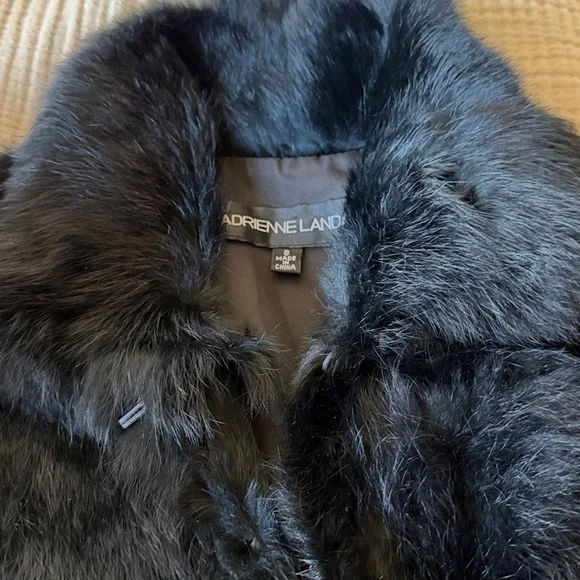 Adrienne Landau Rabbit Fur Vest - Picture 3 of 5